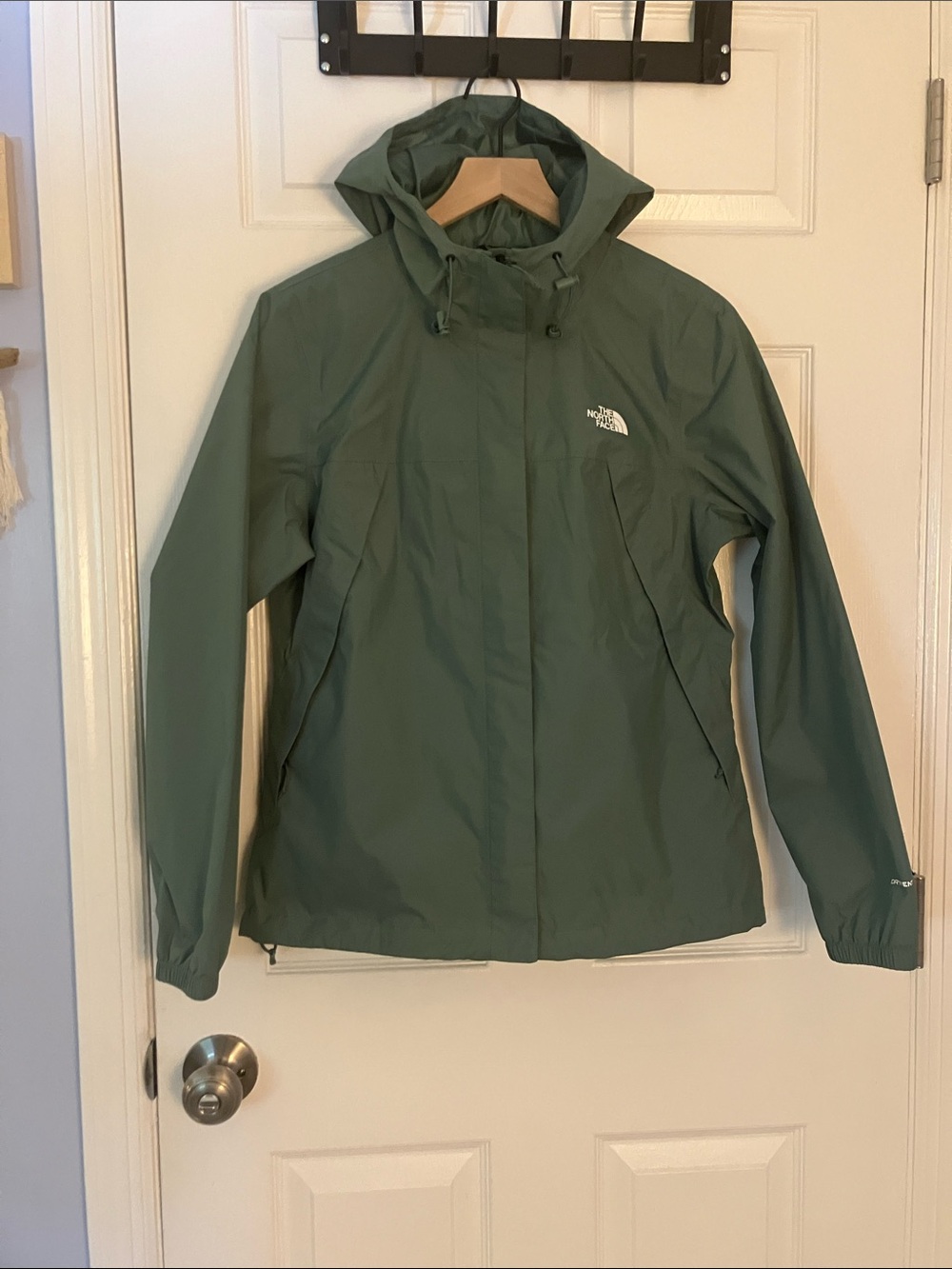 The North Face Hooded Rain Jacket - Sage